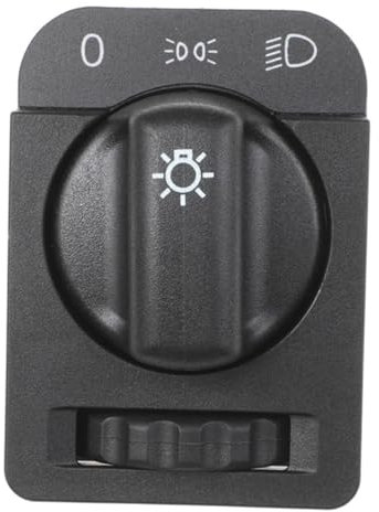 NIONGYN Hauptlichtschalter Scheinwerfer Kompatibel Mit Opel Für Corsa B 1993 1994 1995 1996 1997 1998 1999 2000 2001 2002 Auto-Scheinwerfer-Lichtschalter Autoteile OEM: 1240126