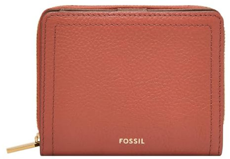 Fossil Damen Logan Reisezubehör-Bi-Fold-Brieftasche, Rustikales Braun, 11.13 cm L x 2.54 cm W x 8.89 cm H