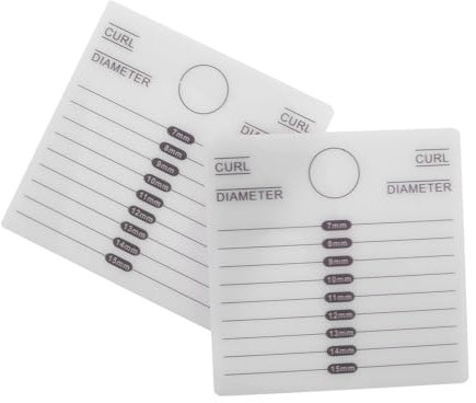 POPETPOP 2Pcs Acrylic Lash Extension Pallet for Efficient Eyelash Grafting Durable Eyelash Holder Tray for Salon and Home Use Quick Setup and Enhanced Work Efficiency