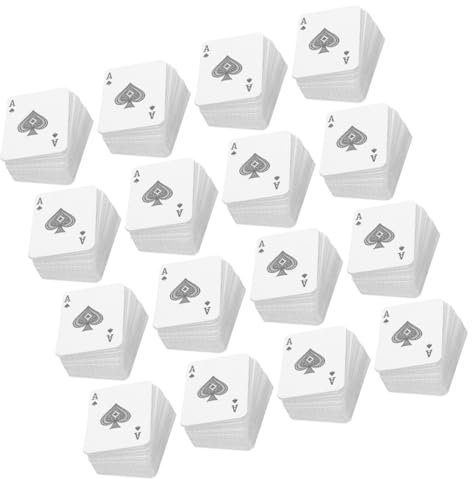 FOYTOKI 24Sätze Spielkarten Kleine Spielkarten aus Beschichtetem Kompakt und Tragbar für Reisen und Partys Vielseitige Kartenspiele für Erwachsene und Senioren
