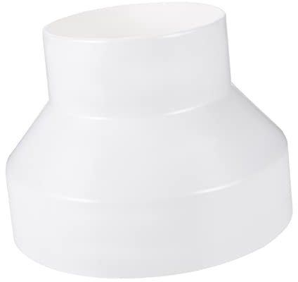 DOITOOL Duct Reducer Ventilation Adapter Langlebig und Installieren für Abzugshaube und Lüftungssysteme