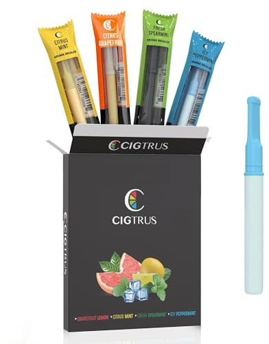 Cigtrus Tobacco-Free, Nicotine-Free Smokeless Air Inhaler - Non-Electric | Oral Fixation Relief Aid | Habit Replacing Breathing Stick (Multi Colour)