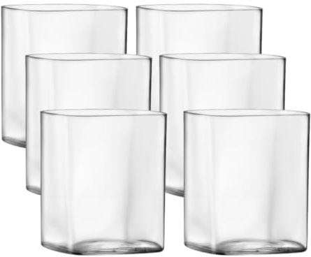 Bormioli Luigi Top class Square bicchiere rock set di 6 bicchieri