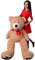 Riesen Teddybären 160 cm - Baby Kuscheltiere Große Teddy - Kuscheltier Für Babys Riesen Teddybär - XXL Plüschtier Teddy Bär - Geschenk Freundin, Geschenkideen Zum Geburtstag, Geschenke Zum Jahrestag