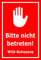Melis-Folienwerkstatt Schild Wild-Ruhezone - 30x20cm - 3mm Hartschaum – 20 VAR S00359-016-D