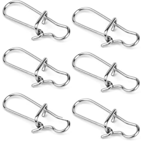 G.T.R Duo Lock Snap Edelstahl Größe 4-2,5 cm - 6 Stück