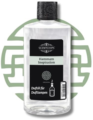 Scentchips® Duftöl Hammam Inspiration – Aromaöl für Diffuser & Duftlampen – Raumduft & Parfümöl – Nachfüllflasche 475ml