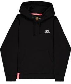 Alpha Industries Herren Basic Small Logo Hoodie