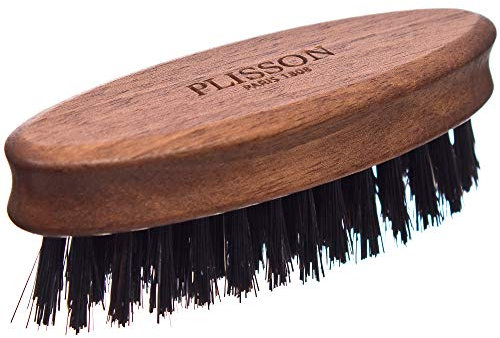 Plisson Brosse à Barbe en Bois de Noyer/Poils de Sanglier