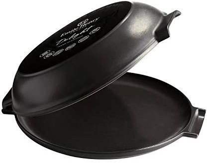 Emile Henry 776699 Tarte Tatin Set, Freude, Schiefer, 325 mm x 292 mm x 84 mm