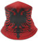 Bandanas mit Albanien-Flagge, magisches Stirnband, Gesichtsmaske für Staub, Outdoor, Festivals, Sport, Schwarz , Einheitsgröße