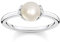 Thomas Sabo Damen Ring Perle mit Sternen 925 Sterlingsilber TR2298-167-14
