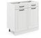 Vicco Küchenunterschrank R-Line, Weiß Landhaus/Weiß, 80 cm ohne Arbeitsplatte