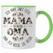 Trendation - Mama und Oma Tasse Geschenk für Oma Weihnachten Geburtstag Lustige Tasse Beste Oma (Grün)