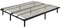 i-flair Metallbett Lattenrost 140x200 cm, Gästebett auf Füßen mit Stauraum, Lattenrahmen Ortho - für alle Betten und Matratzen geeignet