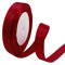 POPOYU Satinband Rotwein 15mm, 23 Meters Dekoration Präsent Geschenkband Breit Schleifenband, Stoffband für Kleid Hochzeit, Taufe und Geburtstag Geschenke,Satin Dekoband, Deko Band Geschenkverpackung