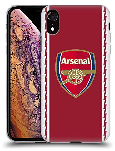 Head Case Designs Officially Licensed Arsenal FC Home 2022/23 Crest Kit Soft Gel Case Compatible With Apple iPhone XR