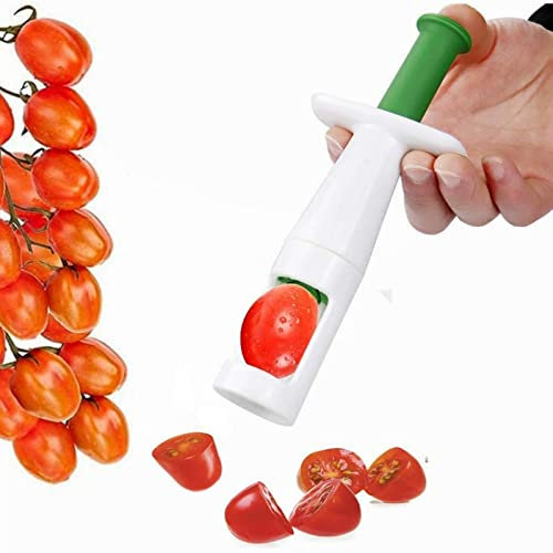 1 coupe-raisin, tomate, cerise, légumes, fruits, trancheuse de cuisine simple et portable, outils de coupe de raisin créatifs pour enfants et bébés