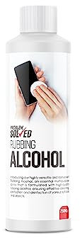 Problem Solved - Pure Isopropanol Rubbing Alcohol | 99.9% Isopropyl Versatile Cleaner and Disinfectant Solution - 250ml