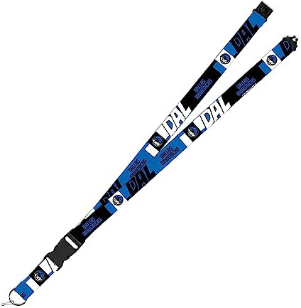 Rico Industries NBA Basketball Dallas Mavericks Umhängeband mit Sicherheitsverschluss, Unisex, 48,3 x 2,5 cm, Flash