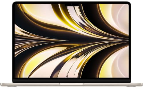 2022 Apple MacBook Air with Apple M2 Chip (13-inch, 8GB RAM, 512GB SSD Storage) (QWERTY English) Starlight (Renewed)
