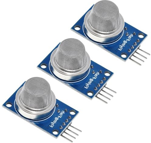 TopHomer Sensor de detección de humo, módulo de sensor de gas licuado butano metano MQ-2 para dispositivo de monitoreo de fugas de gas