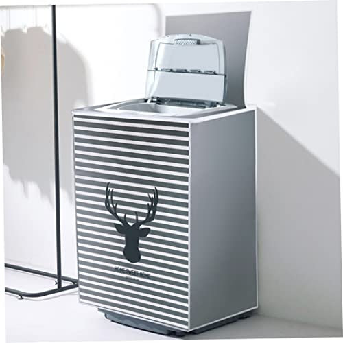 Copertura per Lavatrice, coperture per asciugatrice e asciugatrice per Motivi Animali da Cartone Animato, Copertura asciugatrice per Lavatrice Impermeabile per Polvere per Lavatrice per Tamburi (Elk,