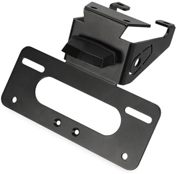 OXLLONE Motorrad Hintere Kennzeichenhalter für Z900 SE 2022-2024 Z900 Performance 2021-2024 Z900 2017-2024-Schwarz