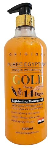 Pure Egyptian Papaya Gold Shower Gel – Carrot & Papaya Extract- 1000ml