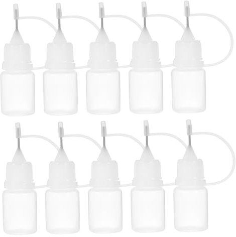 GALPADA 30pièces Bouteilles Compressibles Vides De Applicateurs à Pointe Fine Pour Colle Peinture Huile Et Projets Artisanat