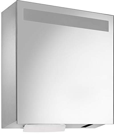 Wagner Ewar WP650e Spiegelschrank inkl. Sensor- Seifen- und Handtuchspender Edelstahl