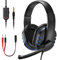 Diswoe Gaming Headset for Ps-4 Ps-5, Headset for Xbox One s 3.5mm Wired Over-head Stereo Gaming Headphone with Mic Microphone Volume Control for PC Xbox One s Tablet Laptop Smartphone