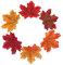 XCOZU 300 Piezas Hojas Artificiales de Arce otoñal, 6 Colores Mezclados Hojas de otoño Falsas para Bodas, Festivales de Arte, Manualidades, Decoraciones de Fiesta