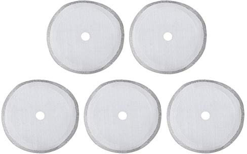 Cafetières, Lot de 5 Filtres de Rechange pour Cafetière en Acier Inoxydable 304 M 800ml