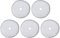 Cafetera,Accesorio Filtro Malla Cafetera 5 Piezas Filtro Repuesto Cafetera Desmontable Portátil Acero Inoxidable 304(M 800Ml)