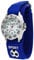 Pacific Time Kinder Armbanduhr Jungen Sport Fußball Klettarmband blau analog Quarz 87193