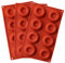 NALCY Stampo per Ciambelle, Stampo in Silicone Alimentare con 8 Teglie Antiaderenti Resistenti al Calore, Utilizzato per Torte/Biscotti/Budino/Muffin (3 Set)