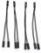 E-outstanding 4 x 2 Pin Light Emitting Diode Splitter for PC Motherboard and Hard Drive