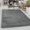 Carpetsale24 Shaggy Hochflor Teppich Hellgrau 160x230 cm Extra Weich & Waschbar - Jute Rückseite für Fußbodenheizung, Einfarbig & Flauschig für Wohnzimmer & Schlafzimmer