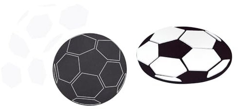 MÉGACRÉA Dessous de Verre Ballon de Foot en Mousse 10 cm 6