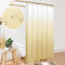 Mrs.Naturall Tenda da doccia accenti dorati Set da bagno con ganci Glam Luxury Waffle tessuto impermeabile autunno autunno tende da doccia bianco e giallo oro chiaro