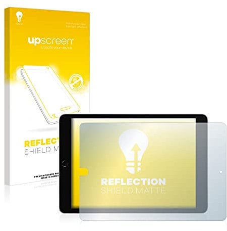 upscreen Entspiegelungs-Schutzfolie für Apple iPad 10.2 2021 (im Querformat, 9. Gen.) Displayschutz-Folie Matt [Anti-Reflex, Anti-Fingerprint]