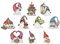 Ideen mit Herz 3-D Motive, ausgestanzt, ca. 7-10 cm, 10 Stück im Beutel | Bilder zum Basteln & Dekorieren | Grußkarten selber machen | Bildmotive für Scrapbooking & DIY-Deko (Wichtel)