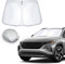 CDEFG Compatible con Hyundai Tucson NX4 TL 2015-2023 2024 Parasol Coche Delantero, Parasol Parabrisas Protector Plegable con Gran Pantalla Anti UV Fresco