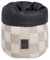 Knit Factory - Korb Block - Ecru/Leinen - 25 cm