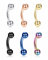 Kakonia 14G G23 Titan Bauchnabelpiercing,Nabelpiercing für Damen Herren,Banane Piercing Bauchnabel Schmuck