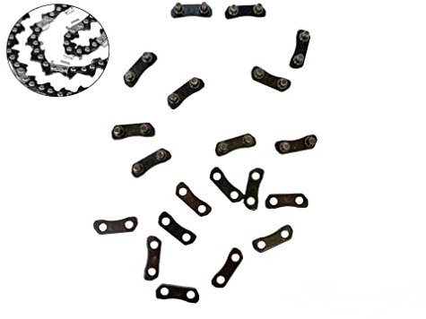 Ricambio Falsa Maglia per Catena Motosega Passo 3/8 1,3mm Set Da 10 Pezzi