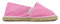 ALPARGATUS Espadrilles plates classiques fabriquées à la main en Espagne, rose, 39 EU