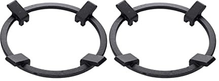 BYSL 2X Ghisa Wok Pan Supporto Rack Stand per Bruciatore A Gas Fornello Fornello Fornello Casa Pentole Accessori