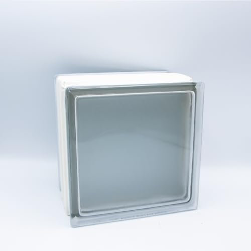 Fuchs Design THERMO BLOCK Plus, 3x Glasbaustein Riva, 19x19x13,5cm, innen satiniert, Wärmedämmung: Ug 0.8